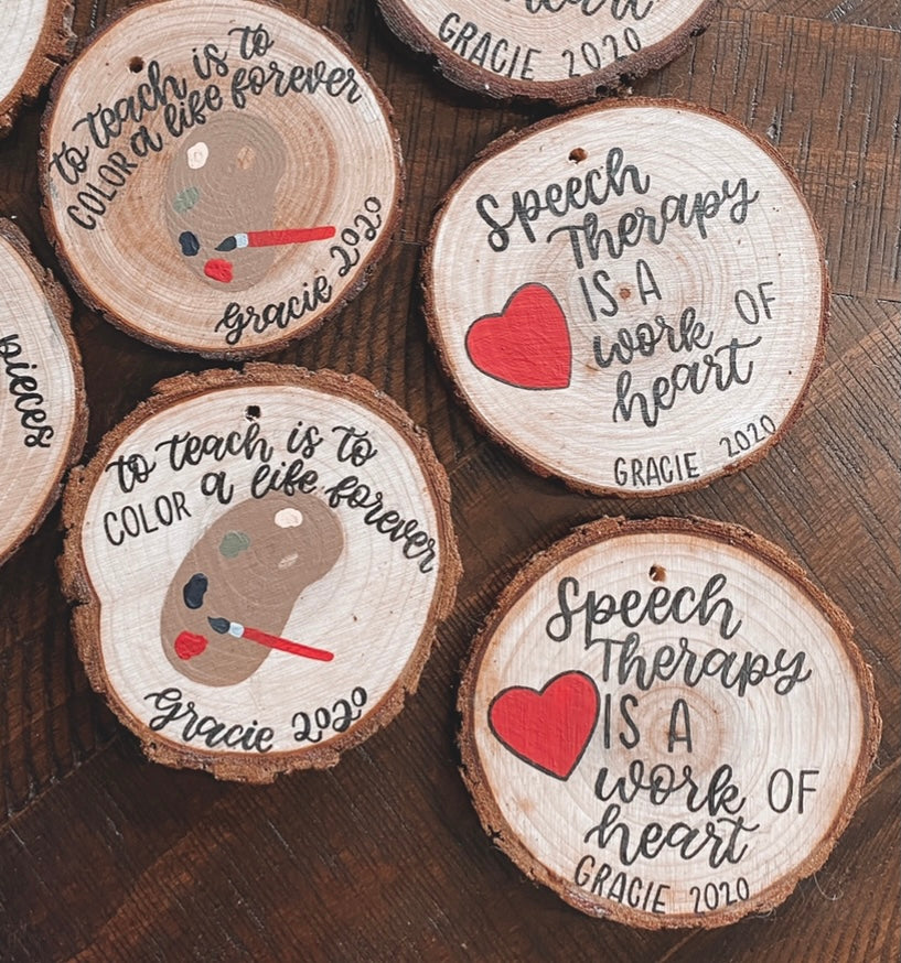 Custom Wording Ornaments SHIPS IN JANUARY