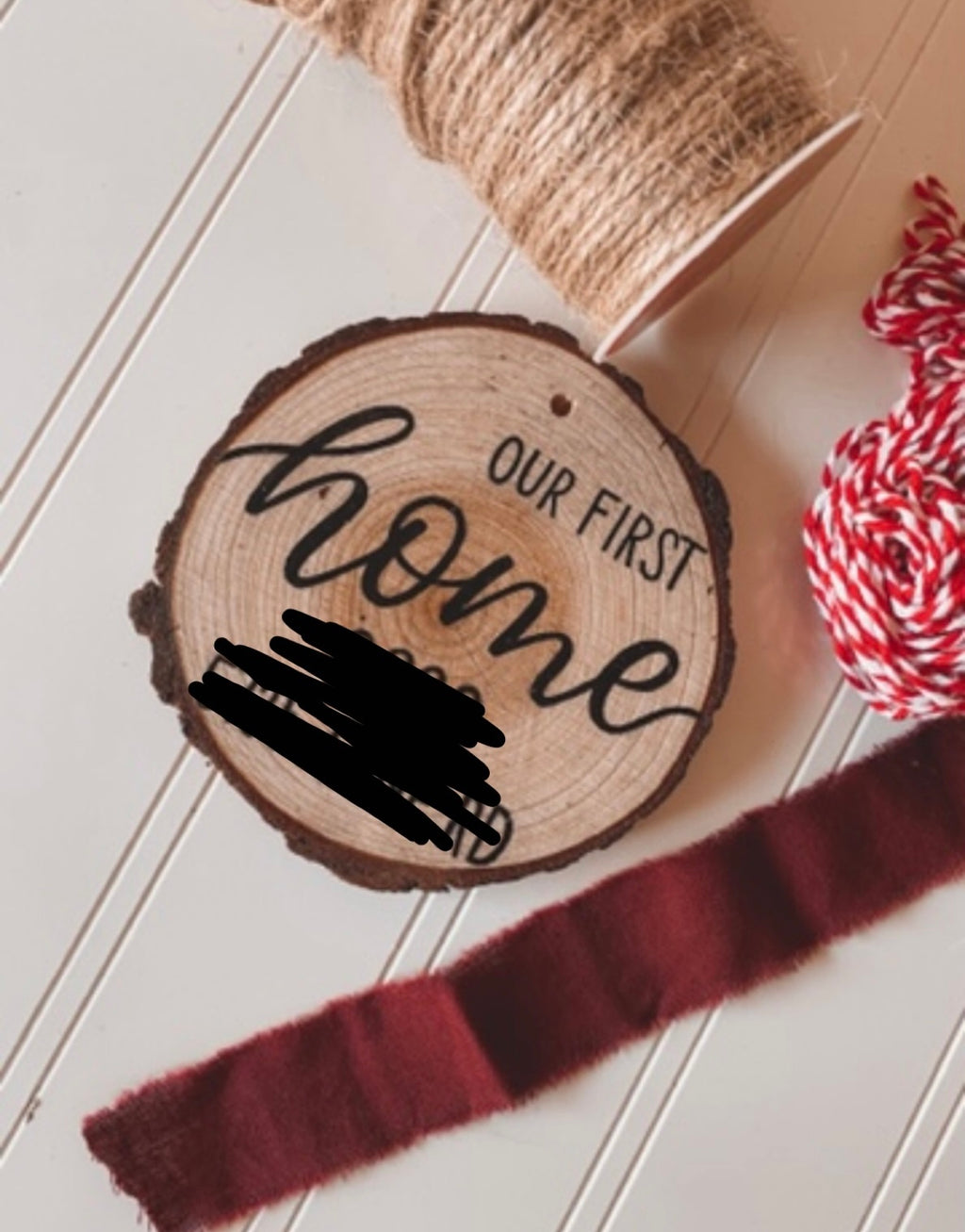 Custom Wording Ornaments SHIPS IN JANUARY